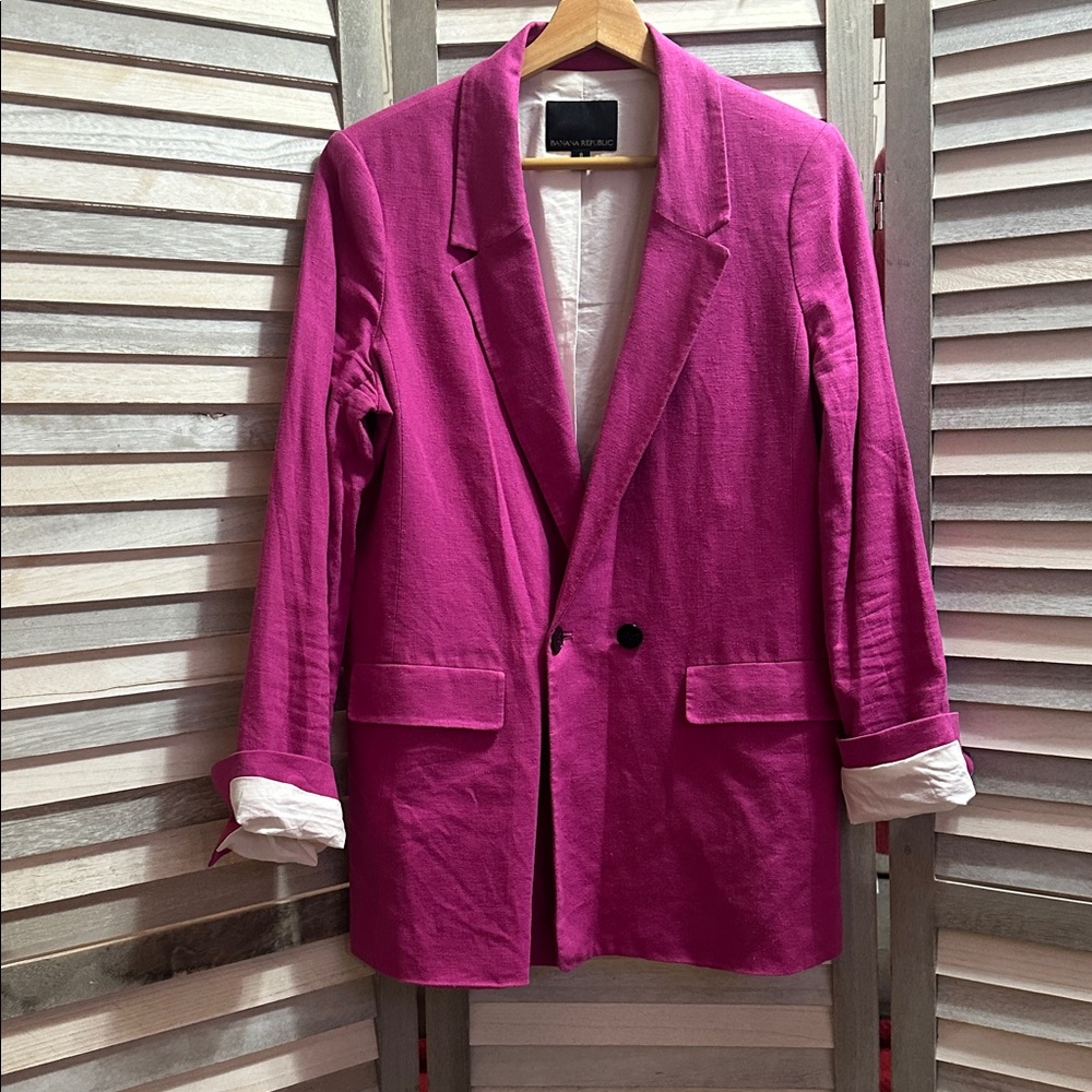 Banana Republic Pink Blazer